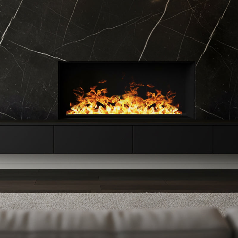 Aquafire Lite 20 inch Built-In Water Vapor Electric Fireplace - Water Mist Electric Fireplace - AWL-20-50