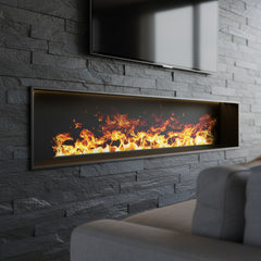 Aquafire Lite 60 inch Built-In Water Vapor Electric Fireplace - Water Mist Electric Fireplace - AWL-60-150