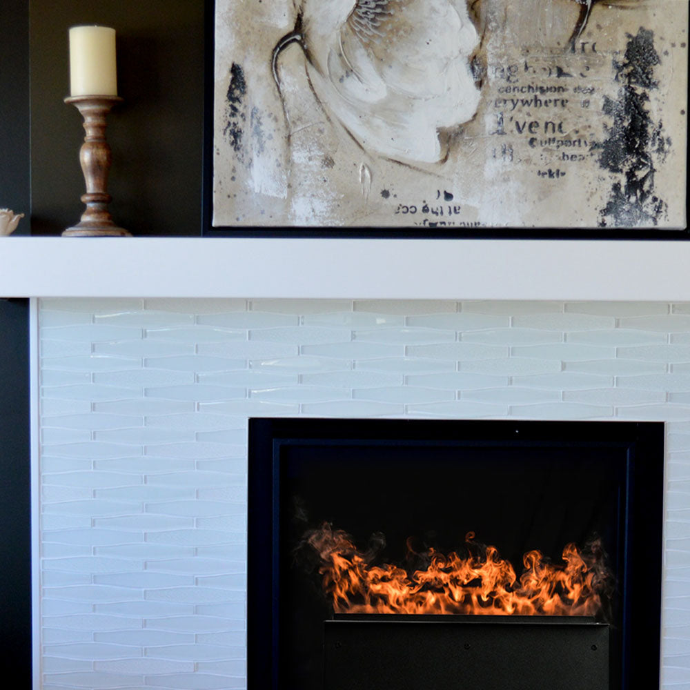 Aquafire Lite 16'' Water Vapor Freestanding Electric Fireplace Insert ...