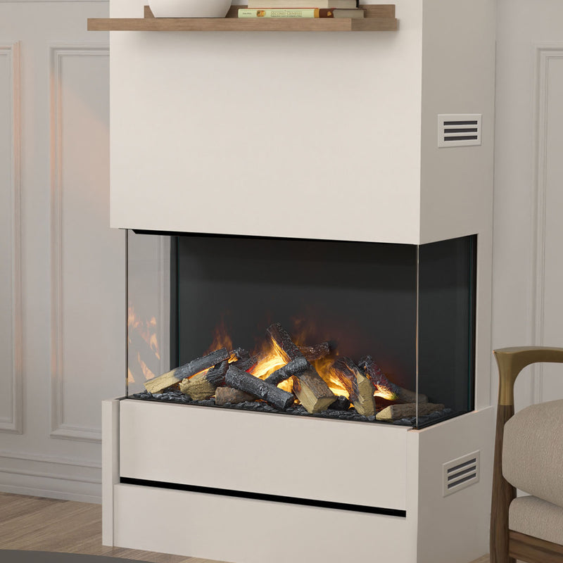 Dimplex 30 Inches Opti-Myst Aura Multi-Sided Built-In Electric Fireplace - 3STEP-RGB-AM - 500003866