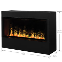 Dimplex 40 Inch Opti-Myst Pro RGB 1000 Built-In Water Vapor Electric Fireplace - CBX1000-AM - GBF1000-PRO
