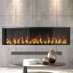 Dimplex Optimyst 66 inch Linear Water Vapor Built-In Electric Fireplace - Water Mist Fireplace with Heater - OLF66-AM