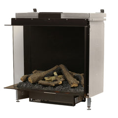 Faber E-Matrix 35 -inch 2-Sided Left Corner Water Vapor Built-In Electric Fireplace Firebox | FEF3226L2L | Water Myst Fireplace 