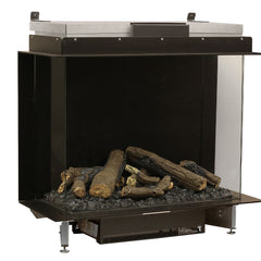 Faber E-Matrix 35-inch 3 Sided Water Vapor Built-In Electric Fireplace Firebox | FEF3226L3 | Water Myst Fireplace 