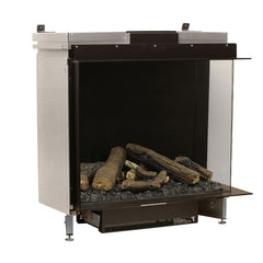 Faber E-Matrix 35-inch 2 Sided Corner Water Vapor Built-In Electric Fireplace Firebox | FEF3226L2R | Water Myst Fireplace 