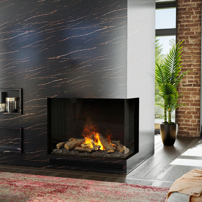 Aquafire 60-in Water Vapor Built-In Electric Fireplace Insert - AWA-60 ...