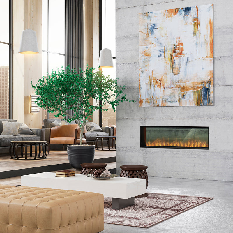 Aquafire 60-in Water Vapor Built-In Electric Fireplace Insert - AWA-60 ...